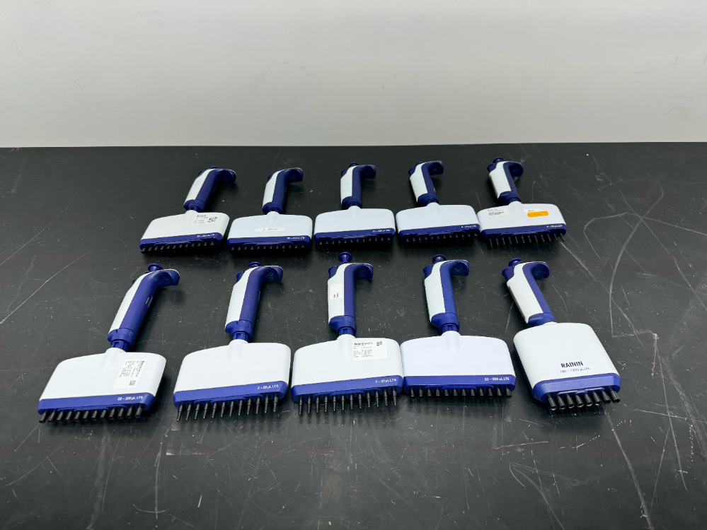 Image of Rainin Pipet-Lite XLS MultiChannel Pipettes - Quantity 10